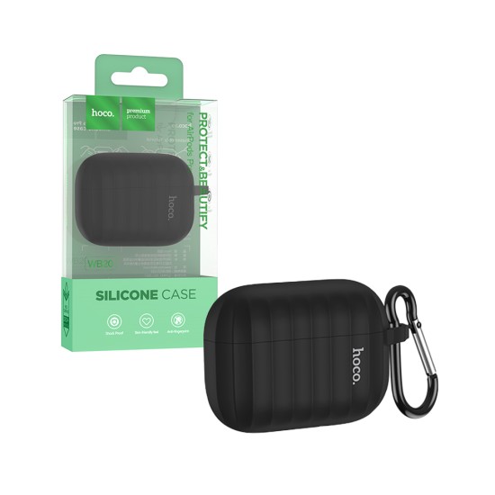 Capa Silicone Hoco WB20 Fenix Para Airpods Pro Preto